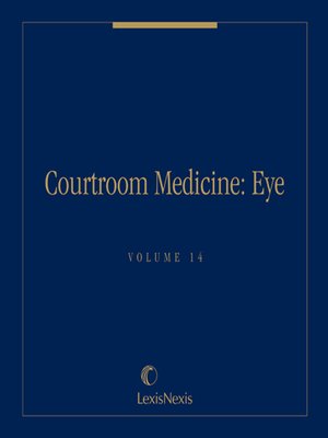 cover image of Courtroom Medicine: The Eye